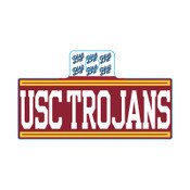 USC Trojans Never Try Sticker